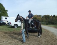 Chris is reunited with Taz and Robin Walker at Fairhill 2012